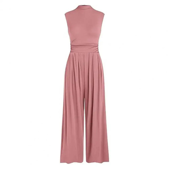 Sleeveless High-Neck Wide-Leg Jumpsuit Jasmine's Boutique Australia