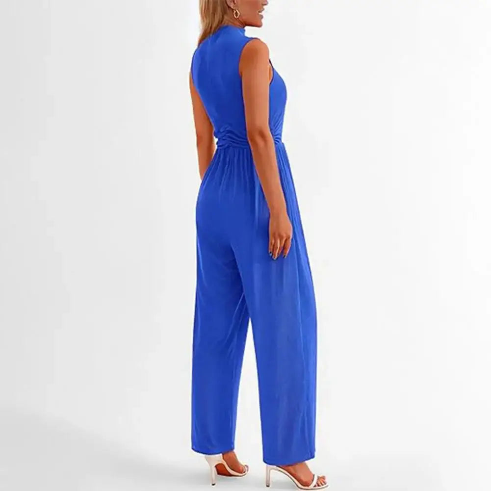 Sleeveless High-Neck Wide-Leg Jumpsuit Jasmine's Boutique Australia