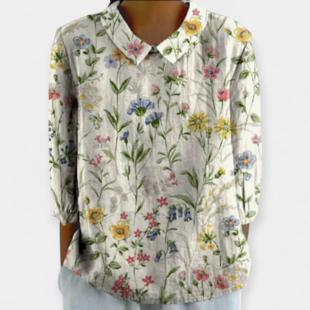 Retro Floral Shirt Jasmine's Boutique Australia