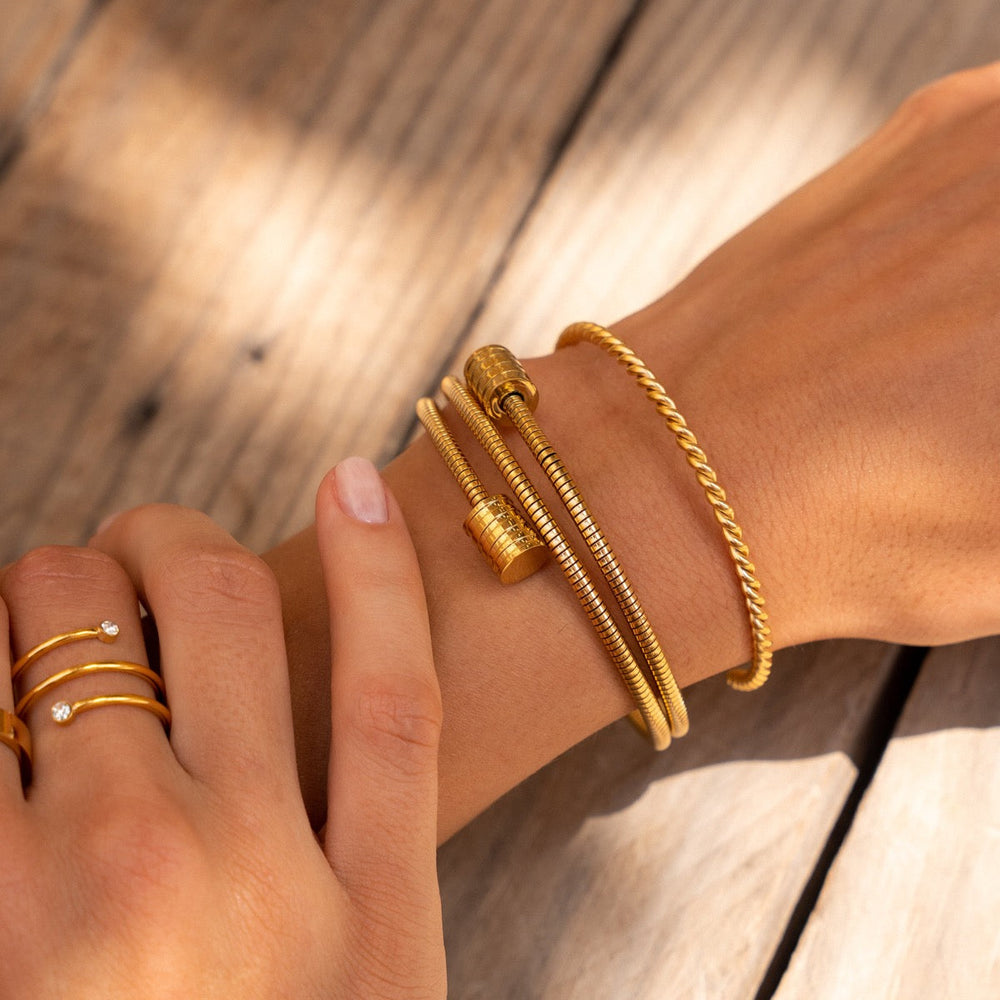 Twister Gold Bracelet Jasmine's Boutique Australia