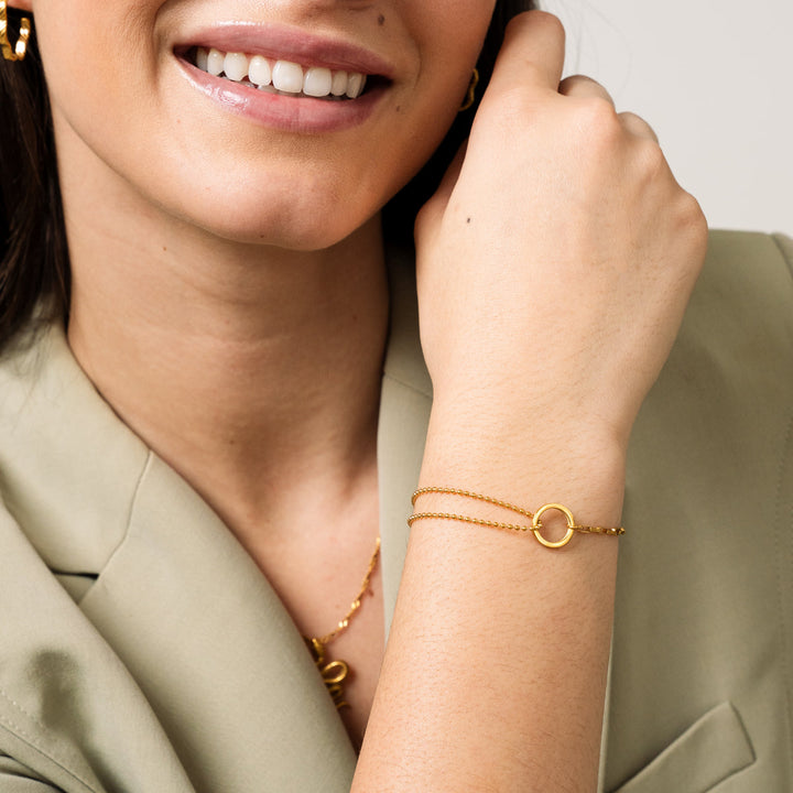 Gold Tennis Bracelet in a Box Jasmine's Boutique Australia