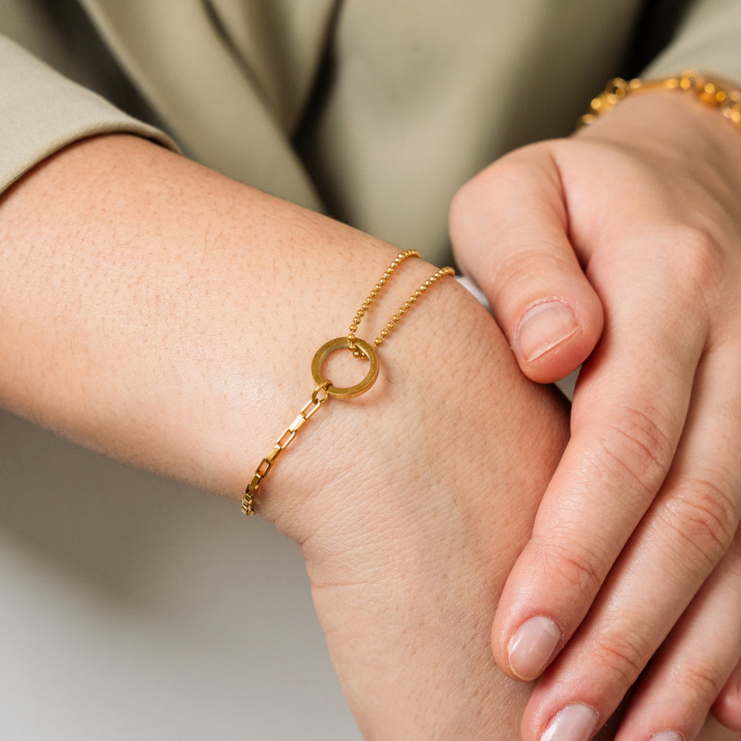 Gold Tennis Bracelet in a Box Jasmine's Boutique Australia