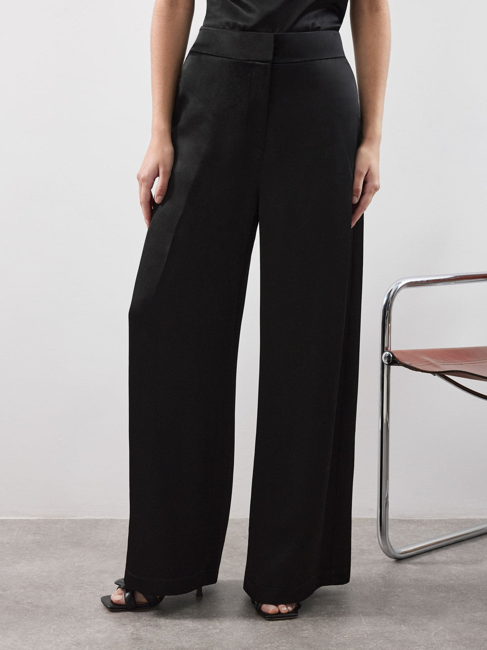 Ruby Satin Trouser  Liora Lane Boutique Trousers