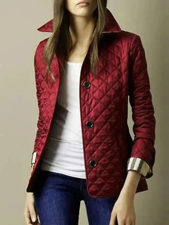 Ivory Luxe Quilted Jacket Jasmine's Boutique Australia