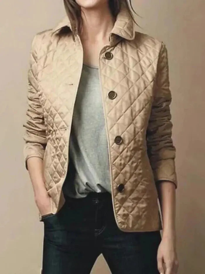 Ivory Luxe Quilted Jacket Jasmine's Boutique Australia