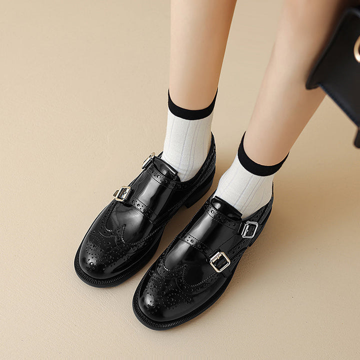 Rexa Genuine Leather Shoes  Liora Lane Boutique