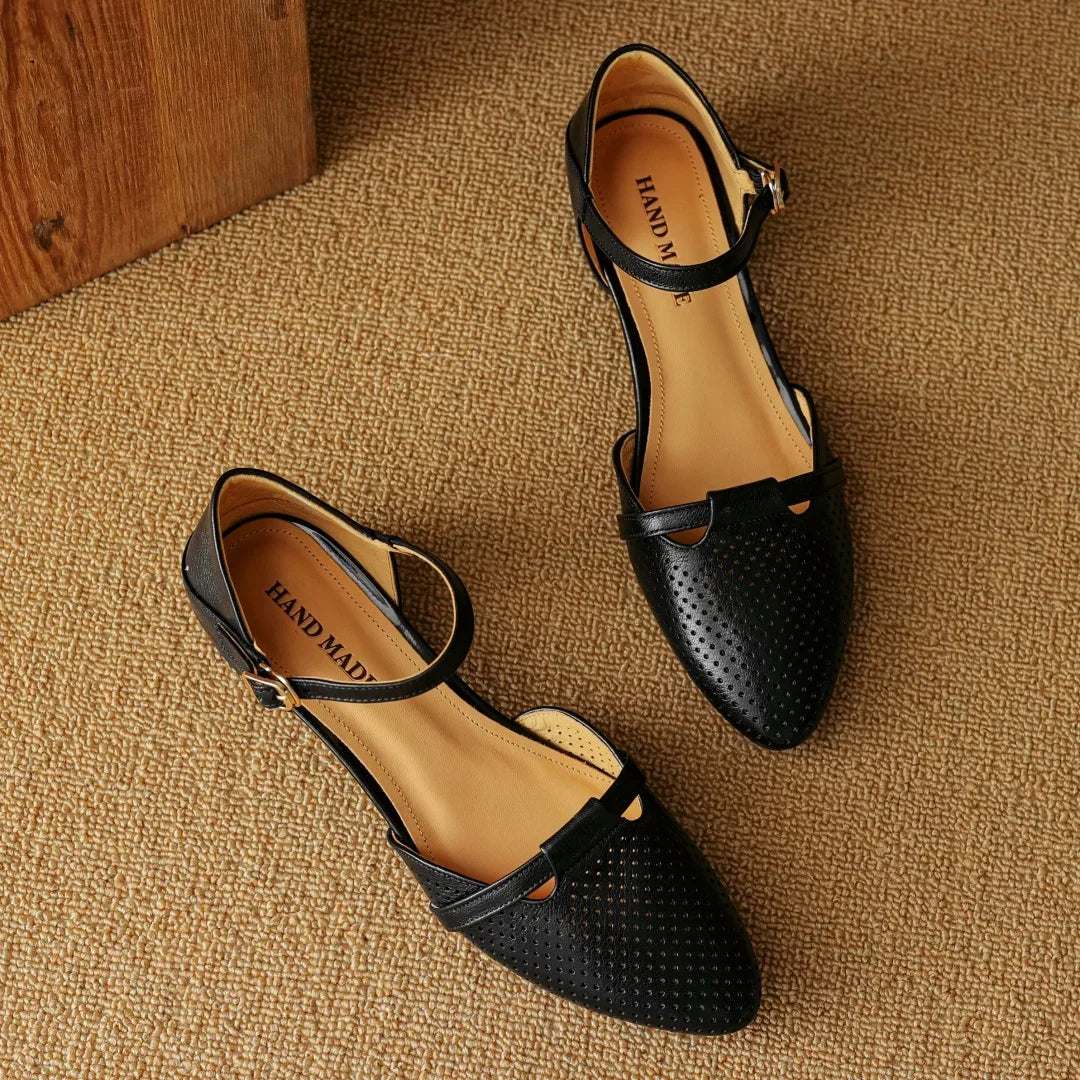 Celal Genuine Leather Heels  Liora Lane Boutique