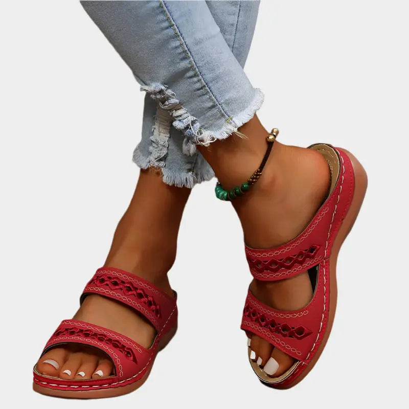 Azure Comfort Cutout Sandals Jasmine's Boutique Australia