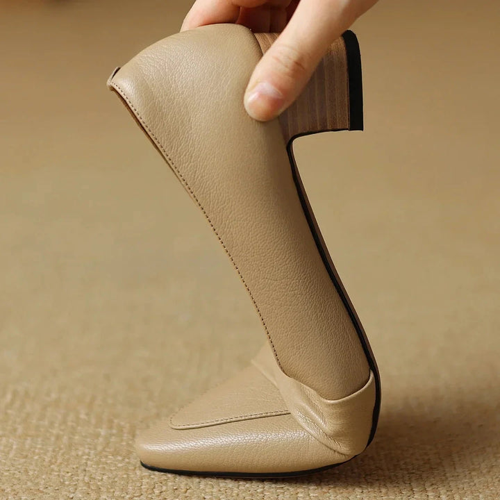 Naira Genuine Leather Pumps  Liora Lane Boutique