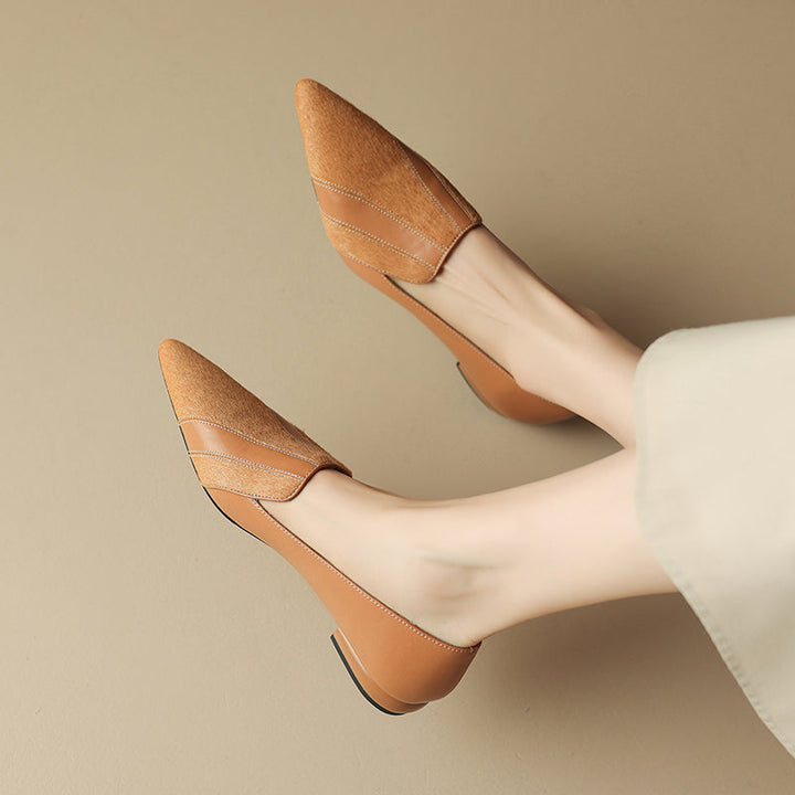 Klara Genuine Leather Flats  Liora Lane Boutique