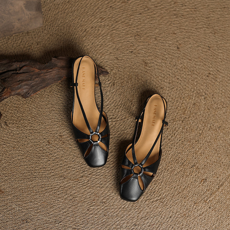 Elora Genuine Leather Sandals  Liora Lane Boutique