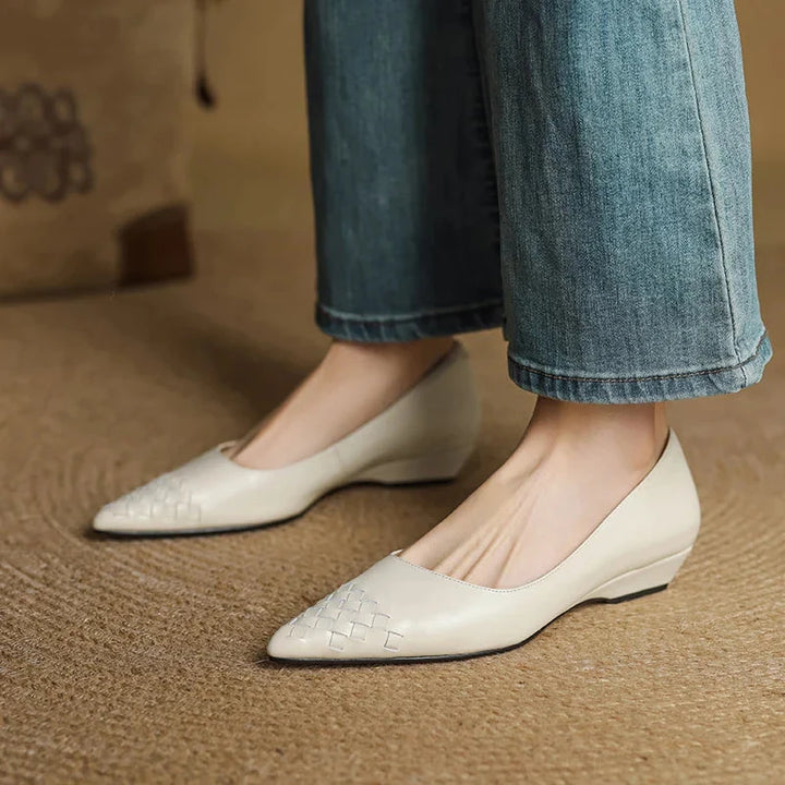 Zelith Genuine Leather Pumps  Liora Lane Boutique