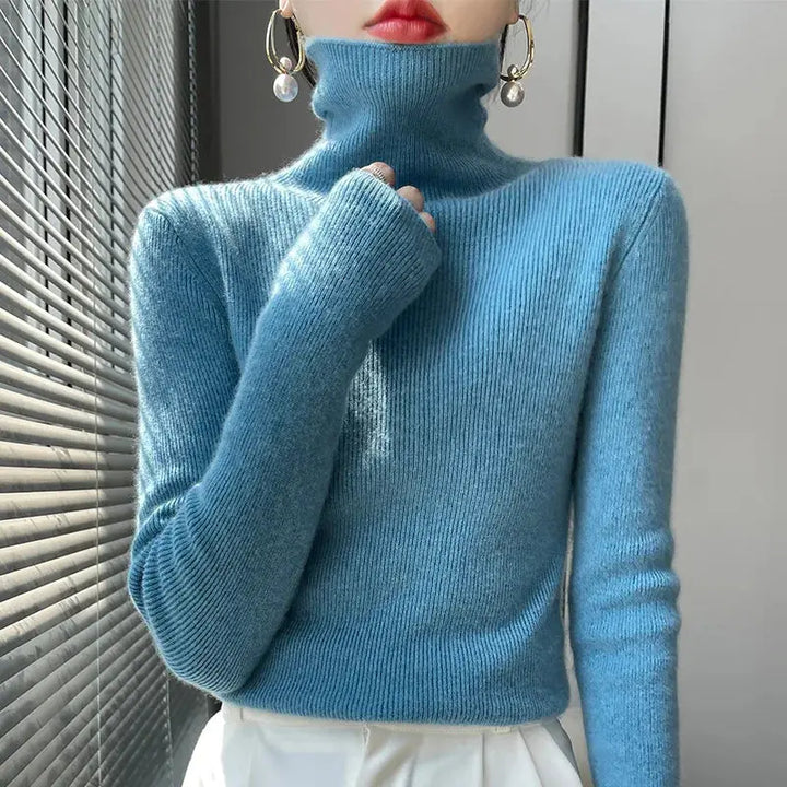 Luxe High-Neck Knit Sweater Jasmine's Boutique Australia