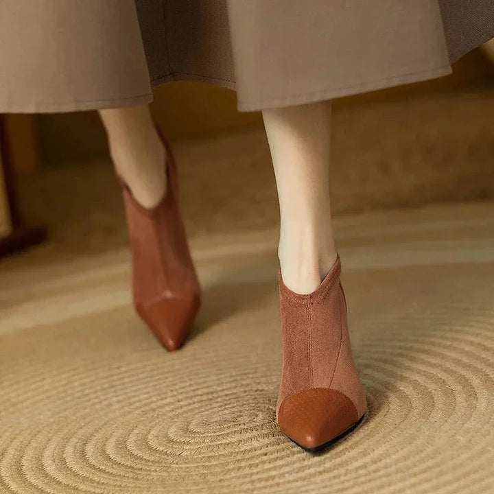 Veronica Leather Heels  Liora Lane Boutique