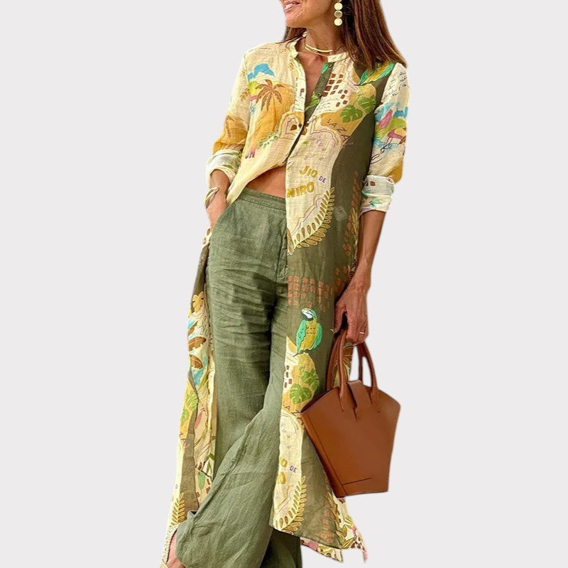 Rio Breeze Linen Set Jasmine's Boutique Australia