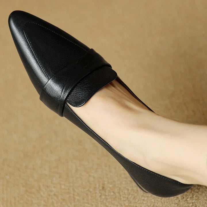 Naira Genuine Leather Pumps  Liora Lane Boutique