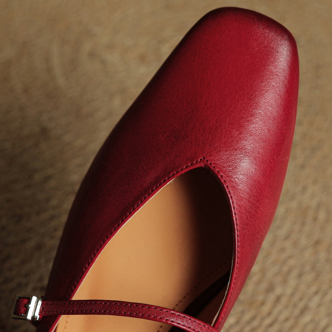 Miral Genuine Leather Mules  Liora Lane Boutique