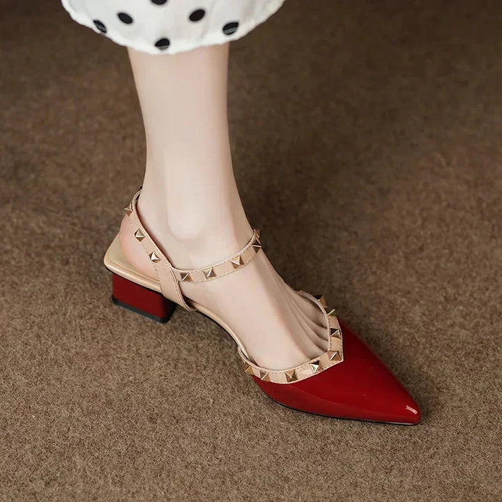 Natalia Heels  Liora Lane Boutique  Red / 8.5 59.99