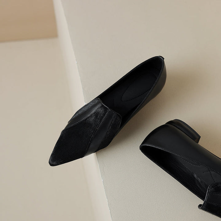 Klara Genuine Leather Flats  Liora Lane Boutique