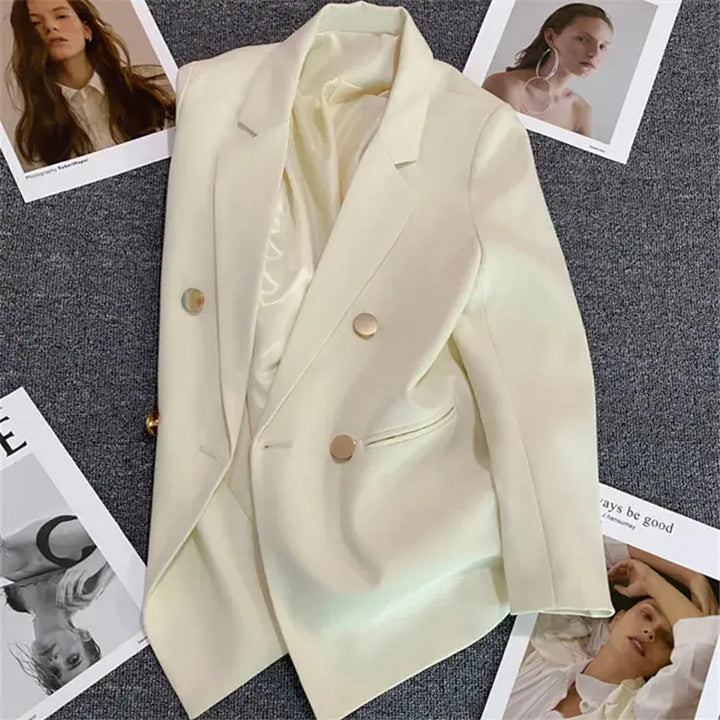 Double-Breasted Structured Blazer Jasmine's Boutique Australia