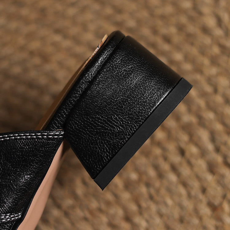 Ivora Genuine Leather Mules  Liora Lane Boutique