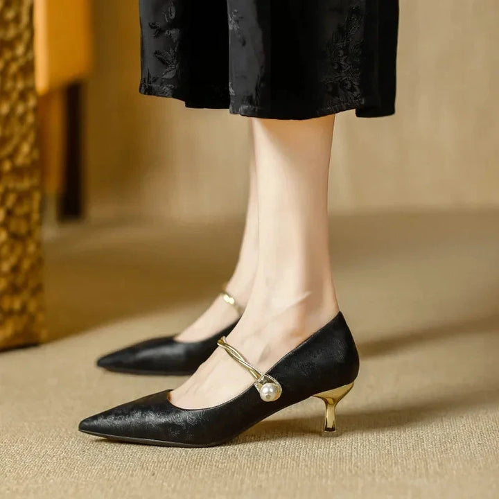 Monroe Kitten Heels  Liora Lane Boutique