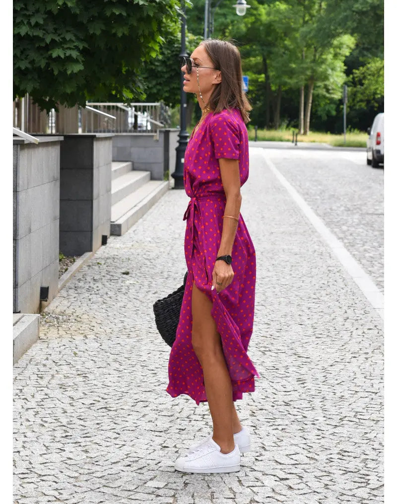 Vibrant Garden Wrap Maxi Dress Jasmine's Boutique Australia