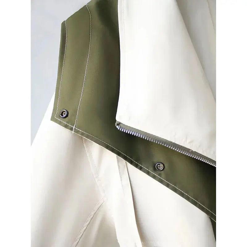 Contrast Panel Zip-Up Jacket Jasmine's Boutique Australia