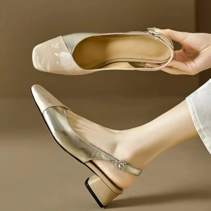 Keli Slingback Pump  Liora Lane Boutique  Gold / 8.5 99.99