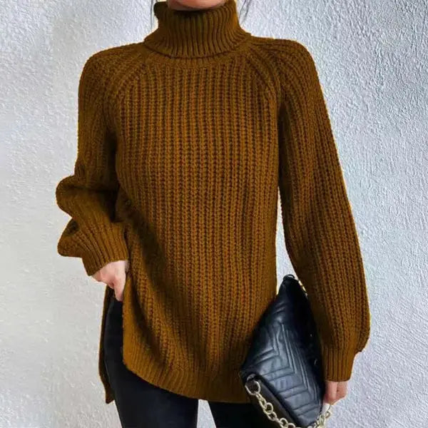 Cozy Waffle Turtleneck Sweater Jasmine's Boutique Australia