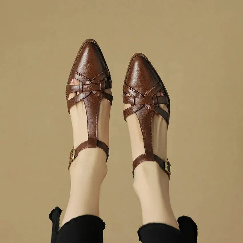 Enora Pumps  Liora Lane Boutique  Brown / 10.5 119.99