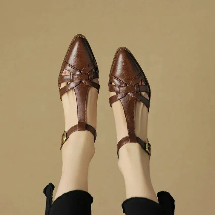 Enora Pumps  Liora Lane Boutique  Brown / 10.5 119.99