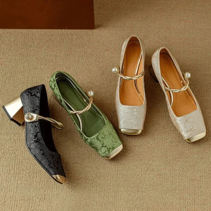 Elana Block Heels  Liora Lane Boutique