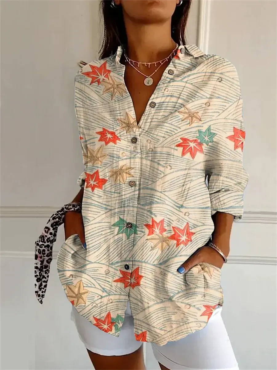 Tropical Bloom Button-Up Shirt Jasmine's Boutique Australia