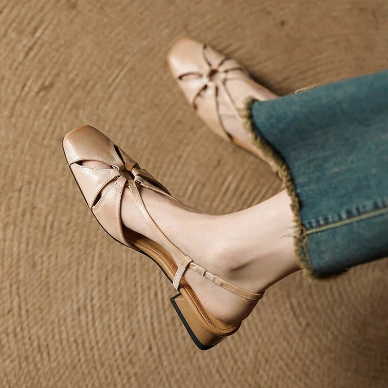 Elora Genuine Leather Sandals  Liora Lane Boutique