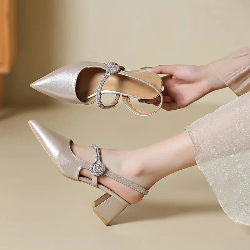 Selvia Heels  Liora Lane Boutique  Rose Gold / 8.5 59.99