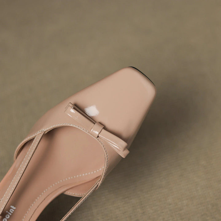 Melani Genuine Leather Heels  Liora Lane Boutique