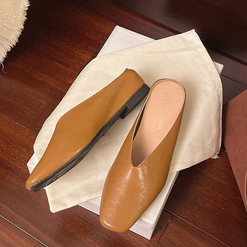 Lyra Mules  Liora Lane Boutique  Brown / 11.5 49.99