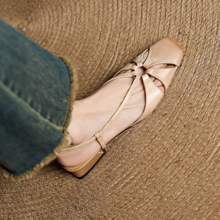 Elora Genuine Leather Sandals  Liora Lane Boutique