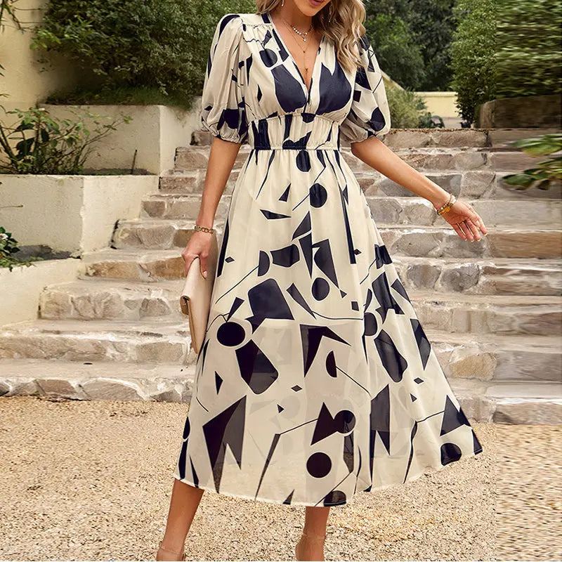 Coastal Blue Midi Dress Jasmine's Boutique Australia