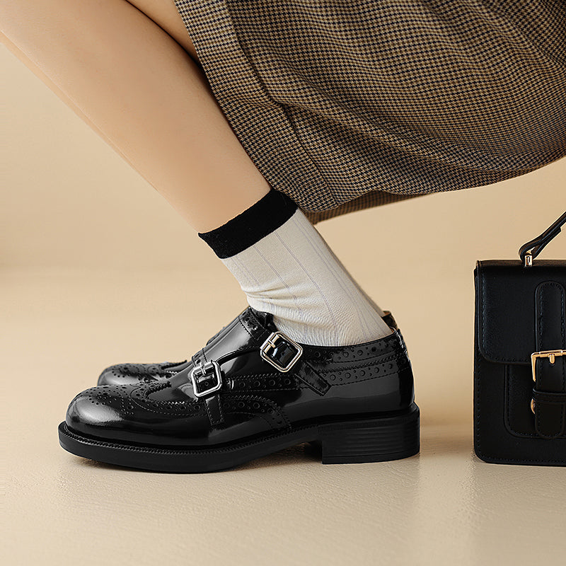 Rexa Genuine Leather Shoes  Liora Lane Boutique