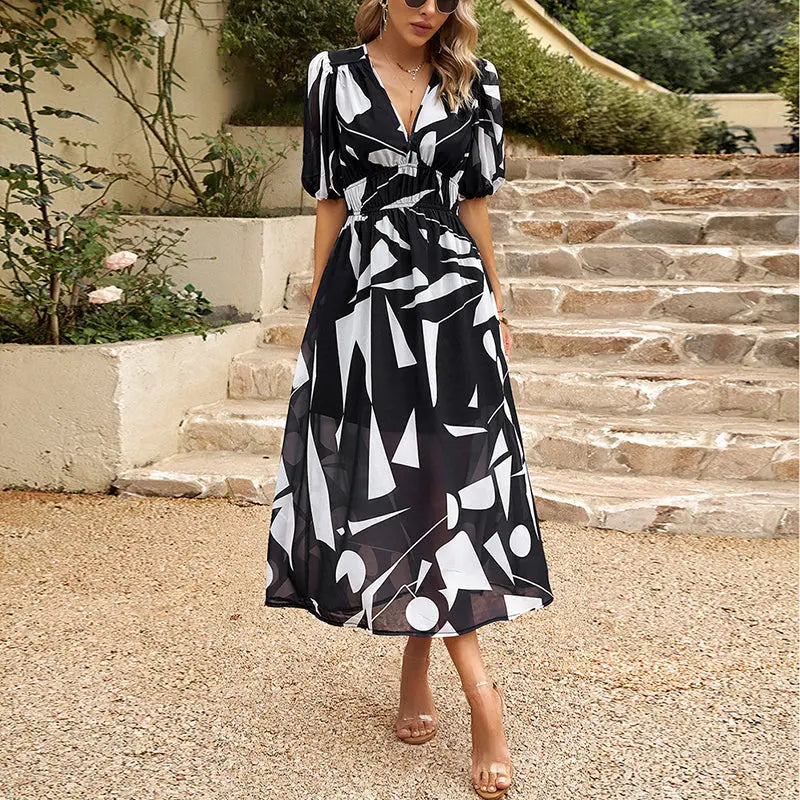Coastal Blue Midi Dress Jasmine's Boutique Australia