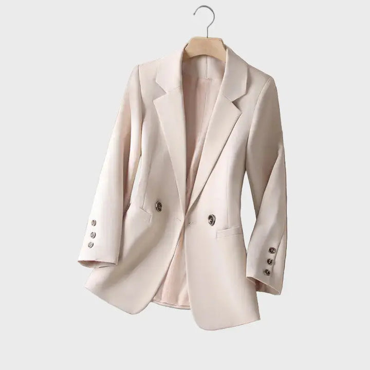 Classic Beige Tailored Blazer Jasmine's Boutique Australia