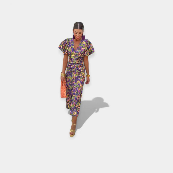 Dress with Sleeves and Ruffles Jasmine's Boutique Australia