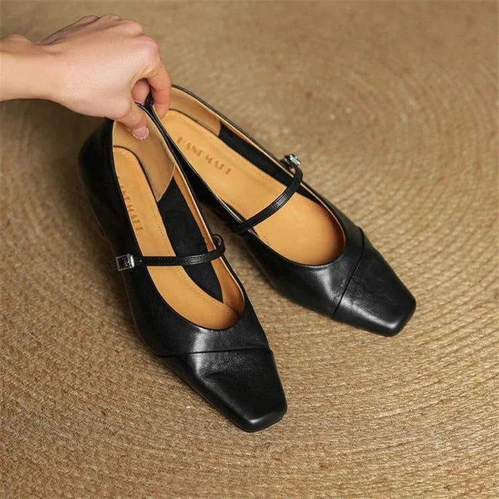 Velin Genuine Leather Pumps  Liora Lane Boutique
