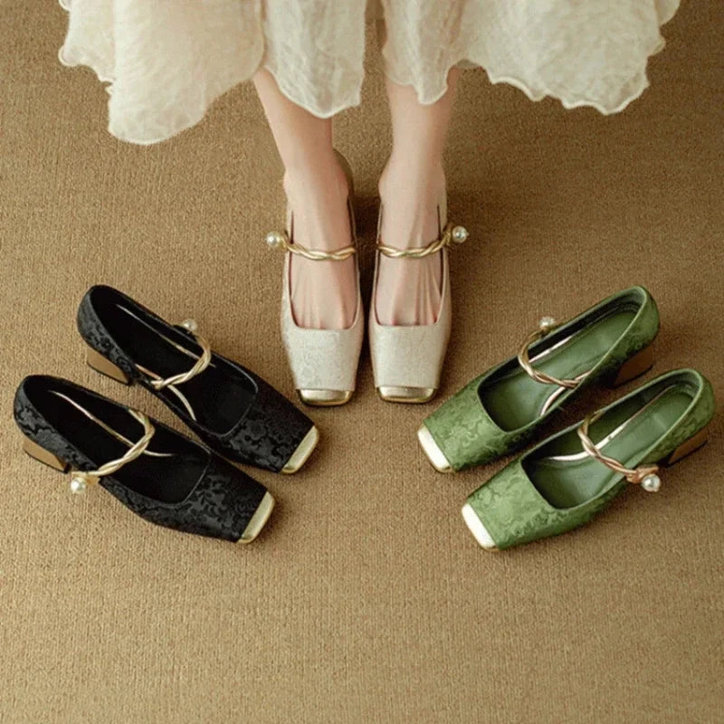 Elana Block Heels  Liora Lane Boutique