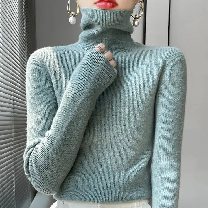 Luxe High-Neck Knit Sweater Jasmine's Boutique Australia