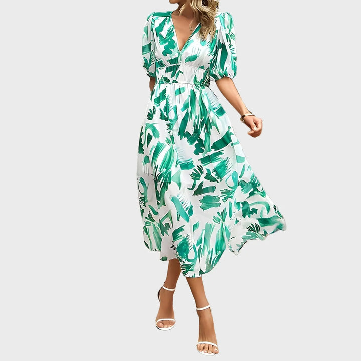 V-neck midi dress Jasmine's Boutique Australia