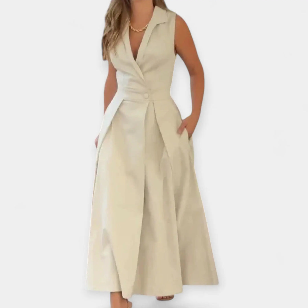 Midi Dress with Collar Jasmine's Boutique Australia