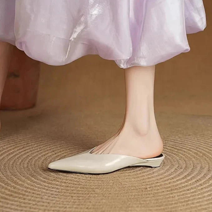 Eneva Leather Mules  Liora Lane Boutique